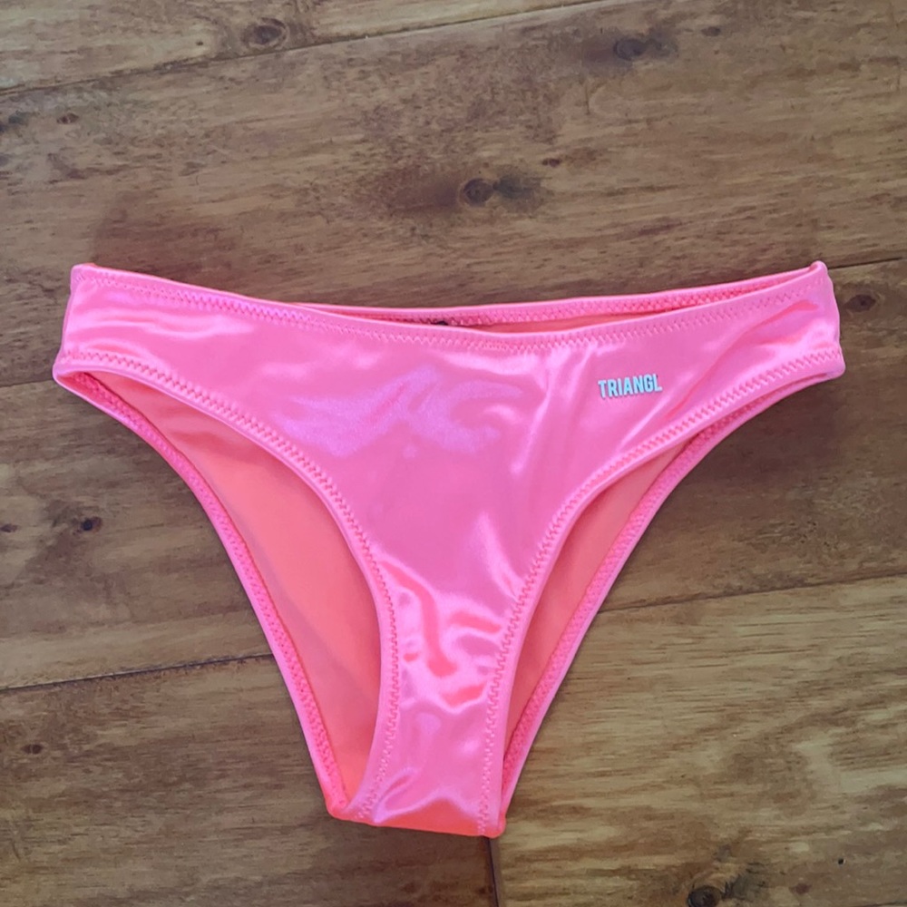 Pink triangl swim bottoms